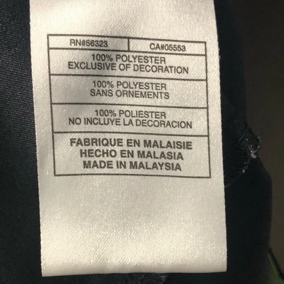 Nike training pants w/back split zipper medium - Picture 8 of 9